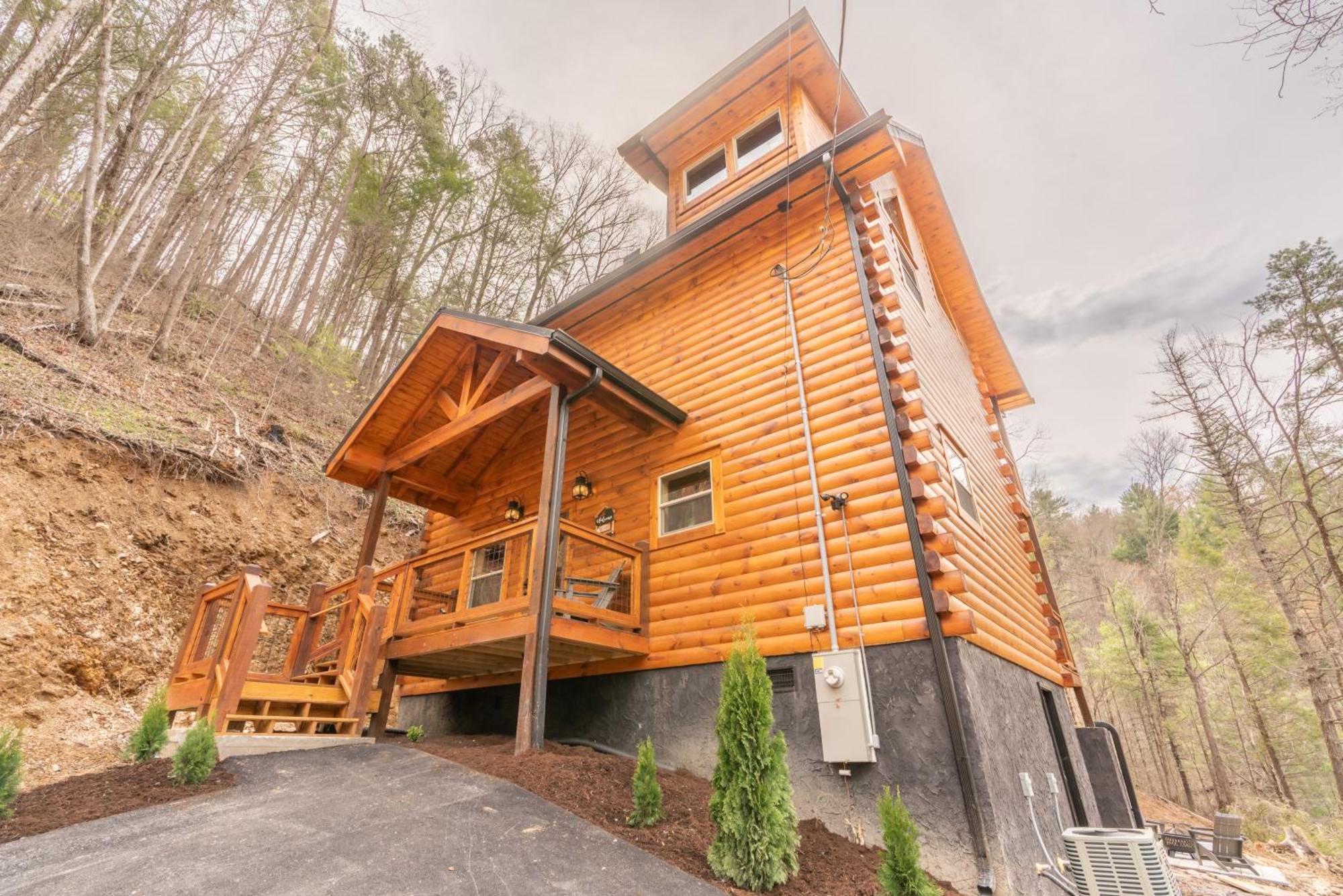 Hawks Nest Mountain Cabin 세비어빌 외부 사진