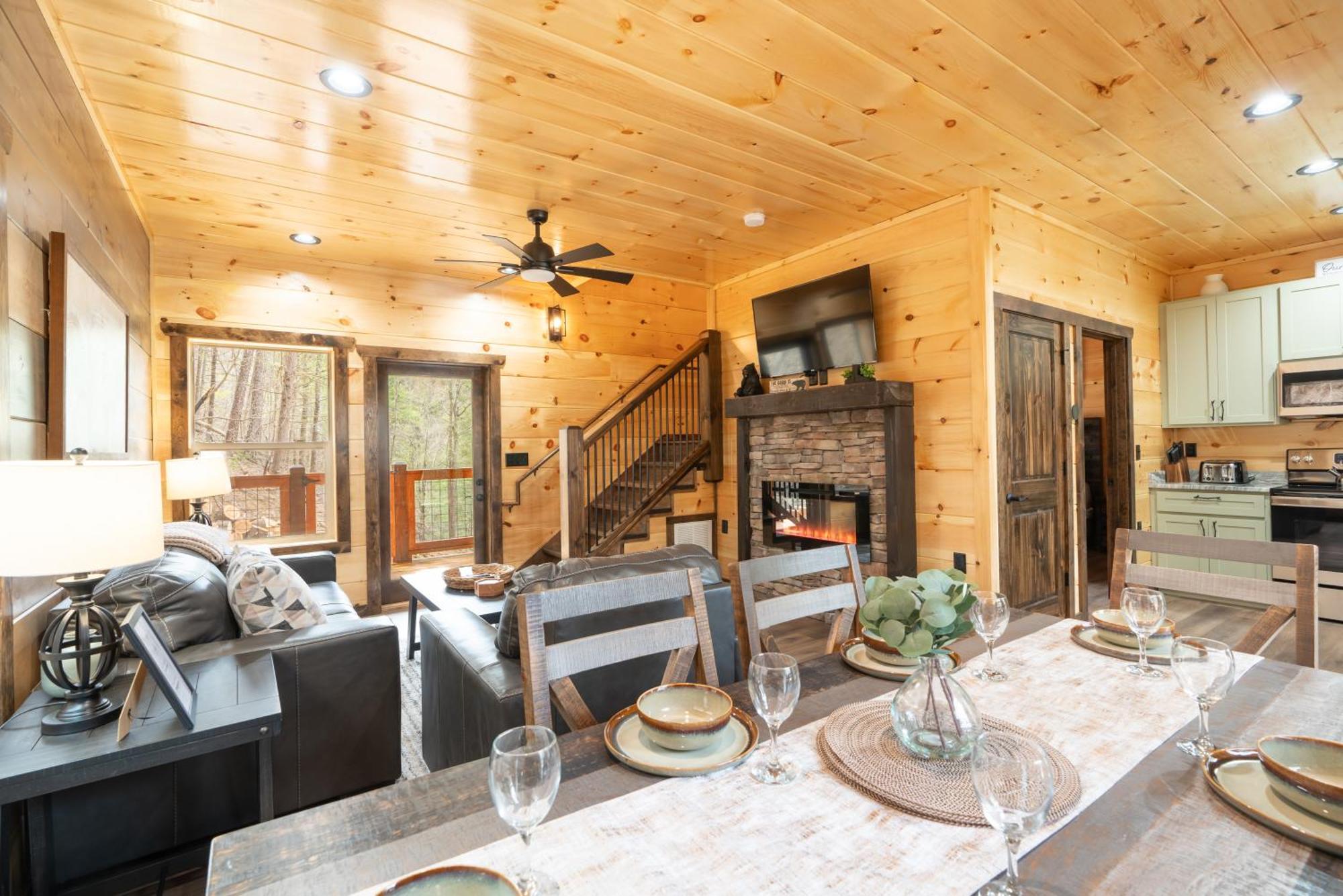 Hawks Nest Mountain Cabin 세비어빌 외부 사진